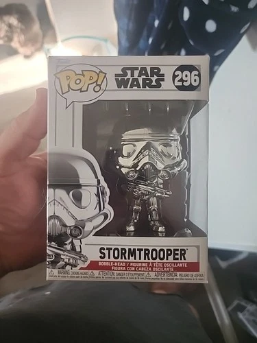 Funko POP! Star Wars #296 Silver Chrome Stormtrooper