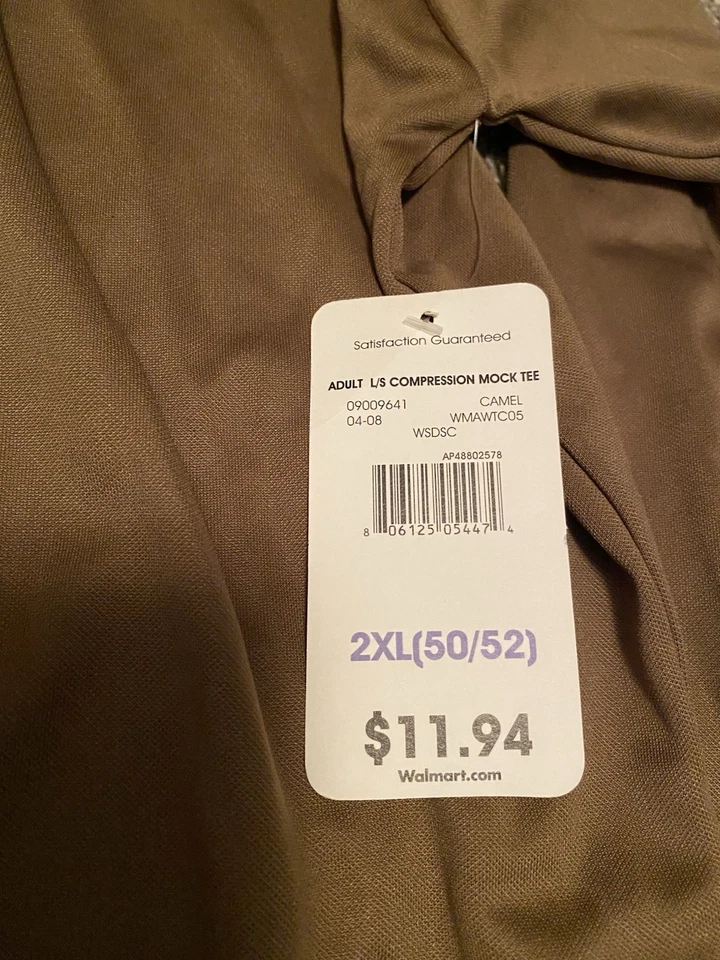 Set of Two, ADULT COMPRESSION MOCK TEE - Image 2 of 2