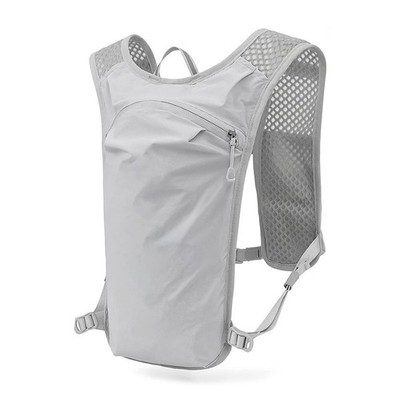 With Breathable Material Sports Vest Hydration Pack Grey I3S28922