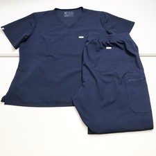 FIGS 2 Piece Set Navy Blue XXL Catarina Top XXL Tall Yola Jogger Pants