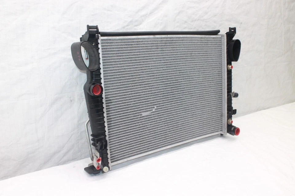 Mercedes SL500 R230 CONV #396 2004 radiador refrigeración del motor con condensador de aire acondicionado Foto 2 de 4