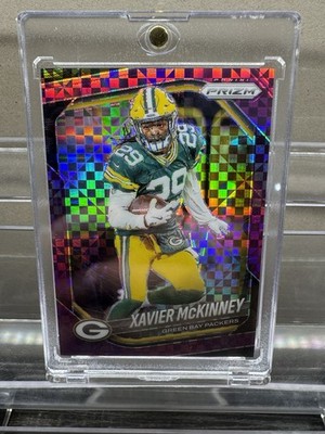 2025 Panini Prizm - Xavier McKinney 2025 Panini Prizm Purple Power Prizm /49