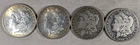 LOT OF 2 1904 O 1 1902 O 1 1902 P MORGAN SILVER DOLLARS #100