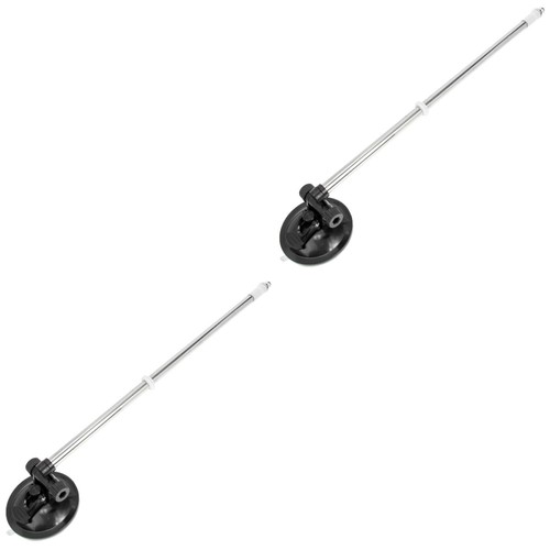 Soporte de bandera telescópico universal con ventosa para montaje en automóvil 2 piezas - Imagen 2 de 12