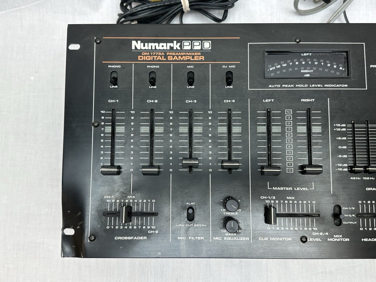 Numark PPD DM 1775A Preamp Digital Sampler Mixer DJ Japan Rare