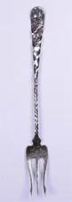 Aesthetic Antique Sterling Whiting Seafood Cocktail Oyster Fork 5 1/2" Rare