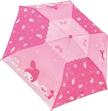 My Melody Folding Umbrella 53cm Hand-Open Sanrio Pink Sweets