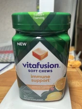 Vitafusion Immune Support Soft Chews Supplement, Citrus Fusion Flavor, 30ct