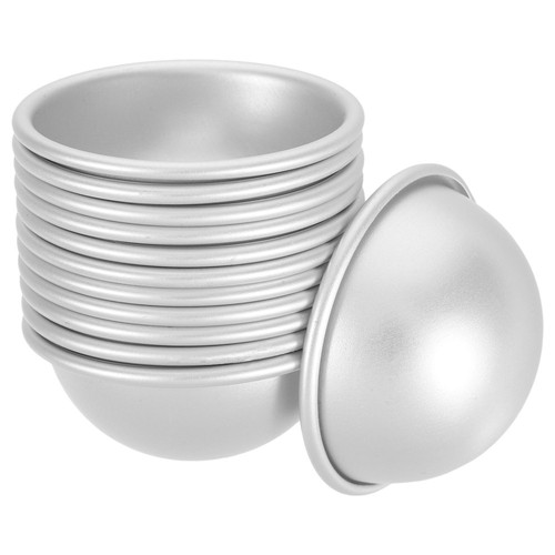 12 Pcs Aluminum Mold Semi-spherical Office Semicircular Ball Moulds