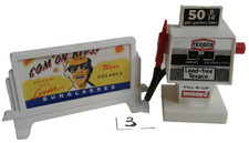Vintage 1970s Buddy L Texaco Fill-R-Up Gas Pump  Billboard Lot Honk Kong 3 
