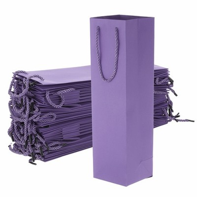 24 Stück Geschenktüten 3,7 x 3,5 x 14 Zoll Papier lila