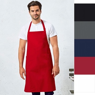 Premier Workwear Recycled & Organic Fairtrade Bib Apron PR120 Schürze NEU