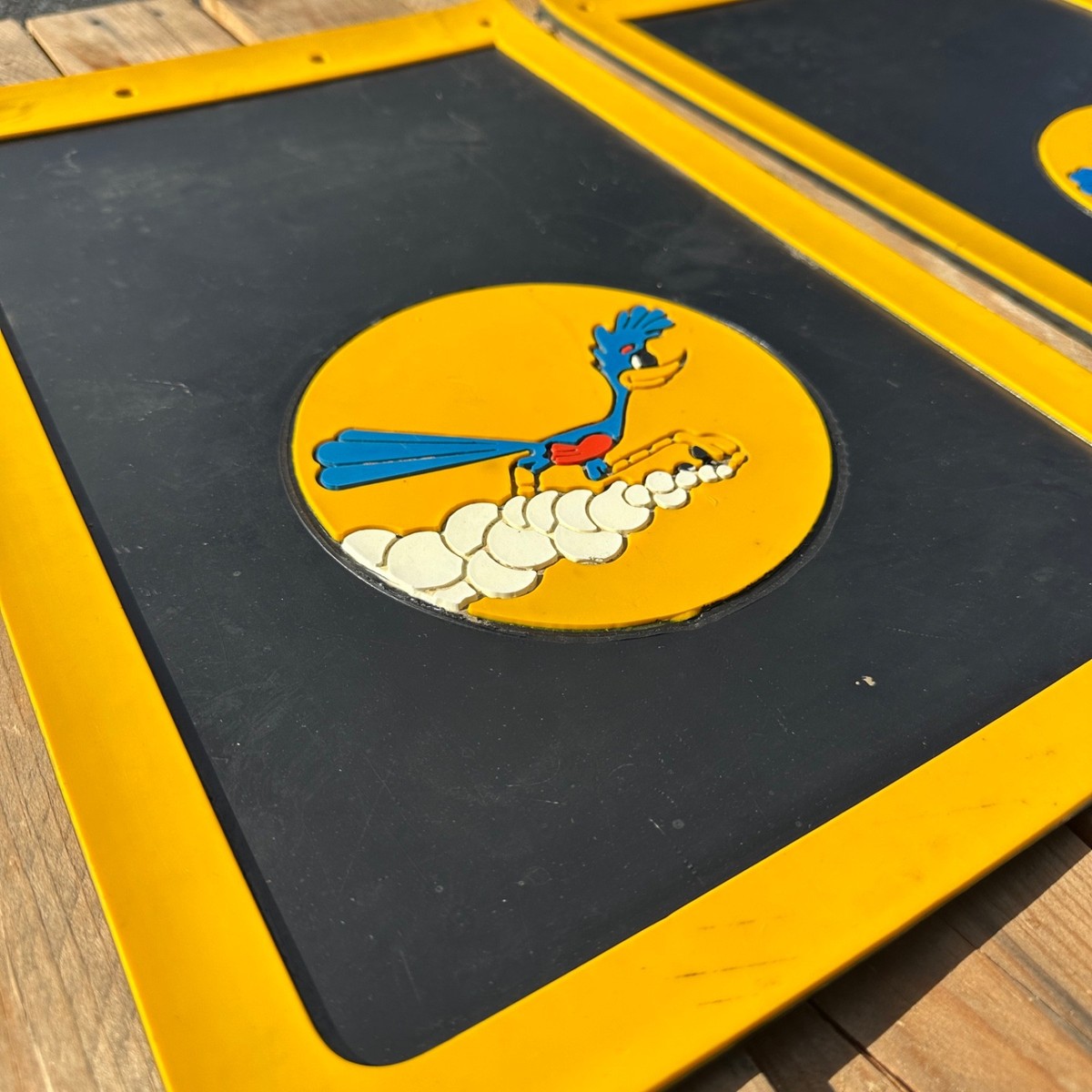 Plasticolor Truck Mud Flaps Roadrunner 70s Deadstock Vintage