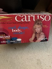 Caruso Molecular Steam Hairsetter Lisa Hartman Vintage Hot w 14Rollers in Box