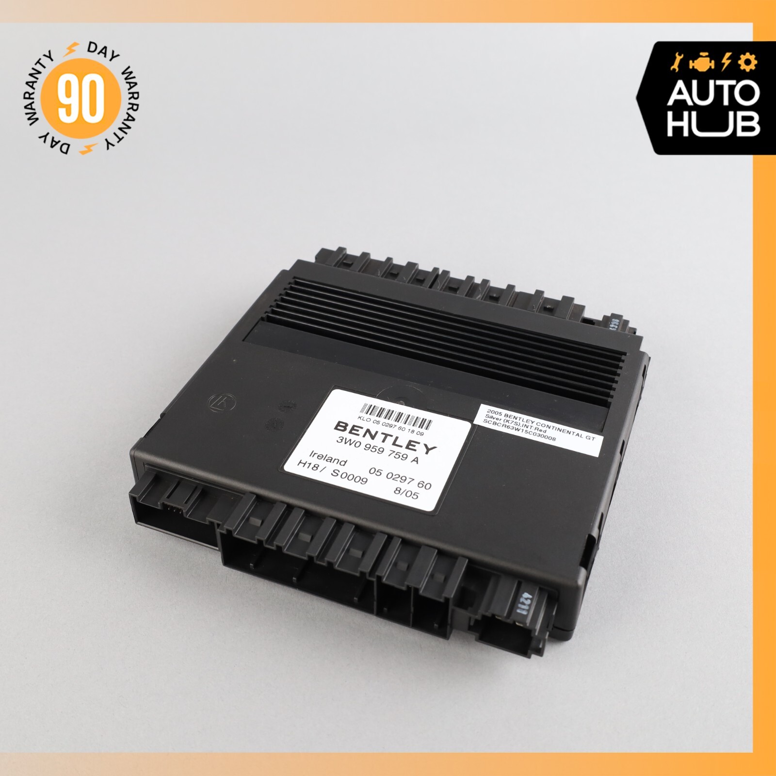 03-11 Bentley Continental GT GTC Front Right Side Seat Control Module OEM 73k
