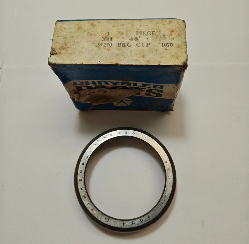 1969 - 1976 年道奇普利茅斯克莱斯勒传动小齿轮轴承后杯 2800485 NOS。 — 第 4/4 张图片
