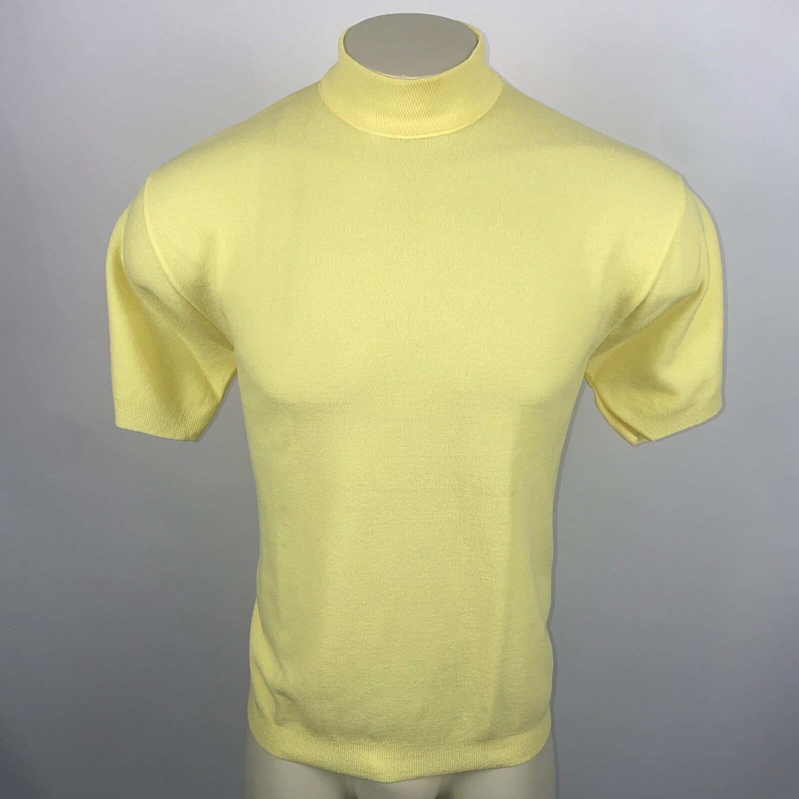 NEW Sears Shirt Mens XL Polyester Stretch Mock Ne… - image 2