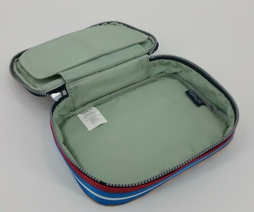Kipling AC7252 100 Pens Case Pencil Accessory Nylon Print Multi Purpose Zip Bag - Picture 7 of 12