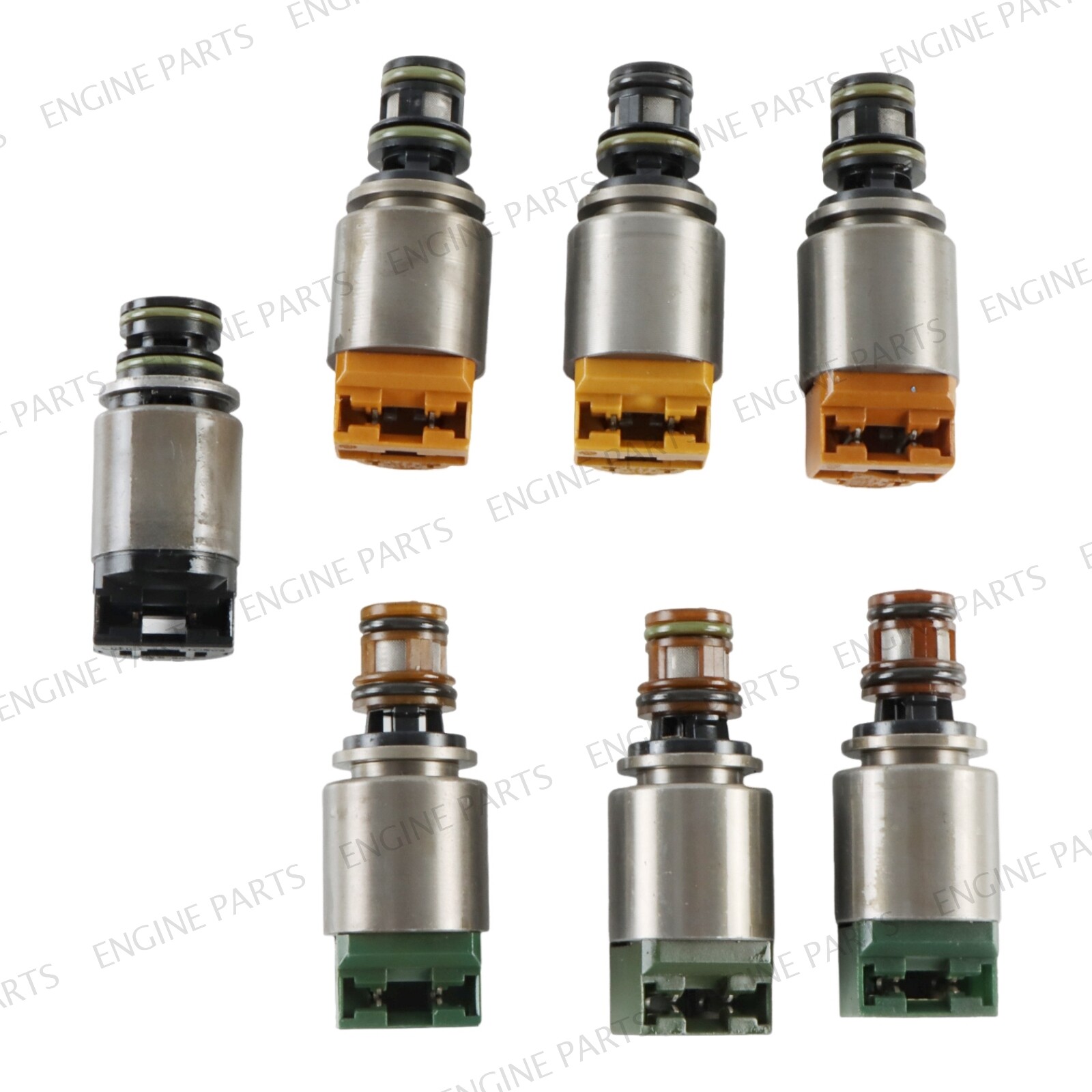 7PCS Transmission Solenoids Fit Aston Martin Audi A6 BMW 328i Hyundai Genesis