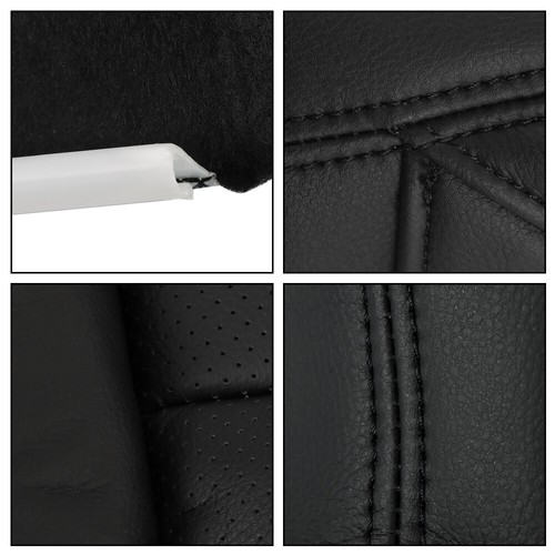 Nuevo para Acura RDX 2007-2012 parte inferior del conductor cuero perforado cubierta de asiento negra - Imagen 8 de 15