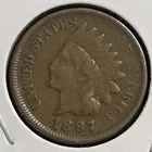 U.S. Indian Cent XF 1897