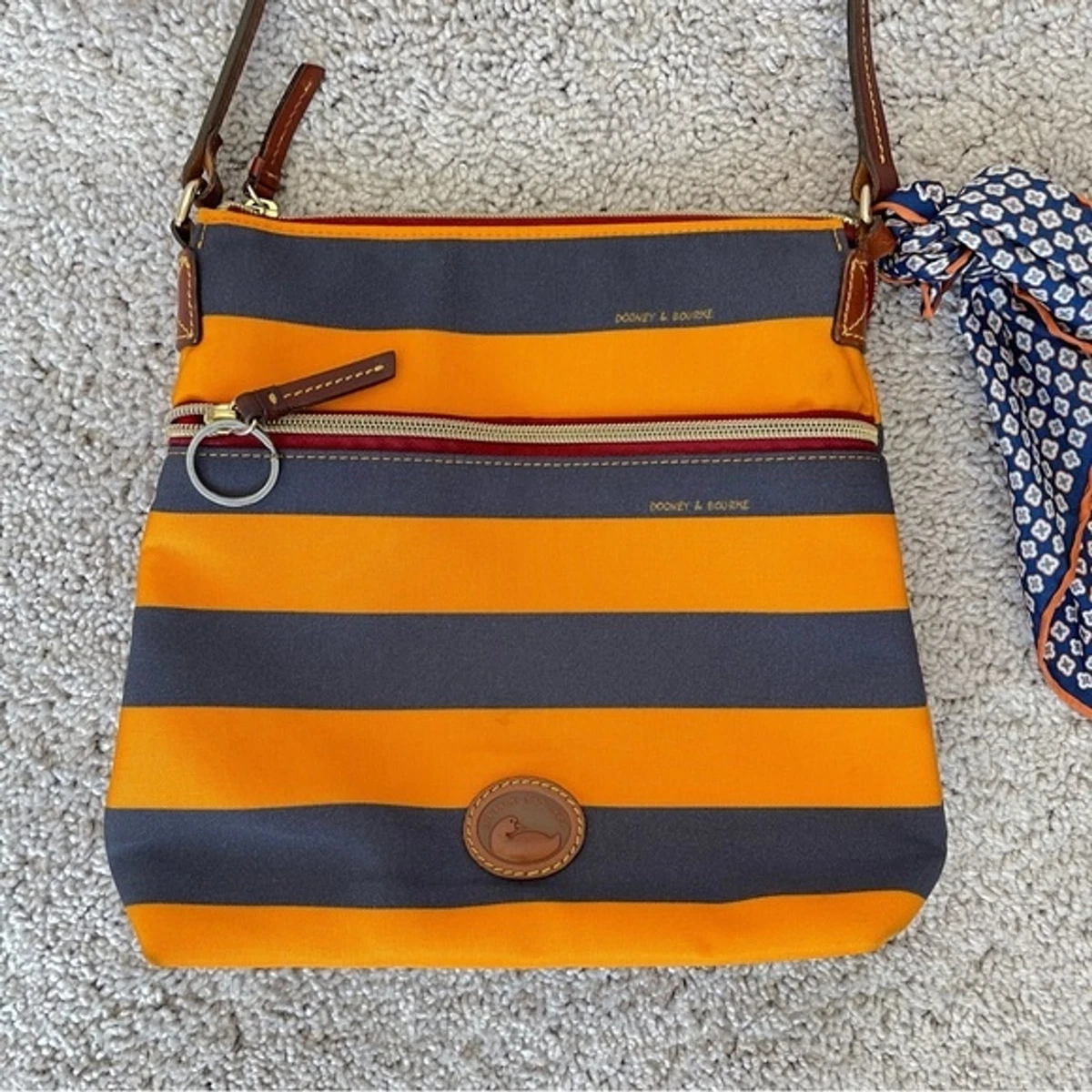Dooney and bourke orange crossbody sale
