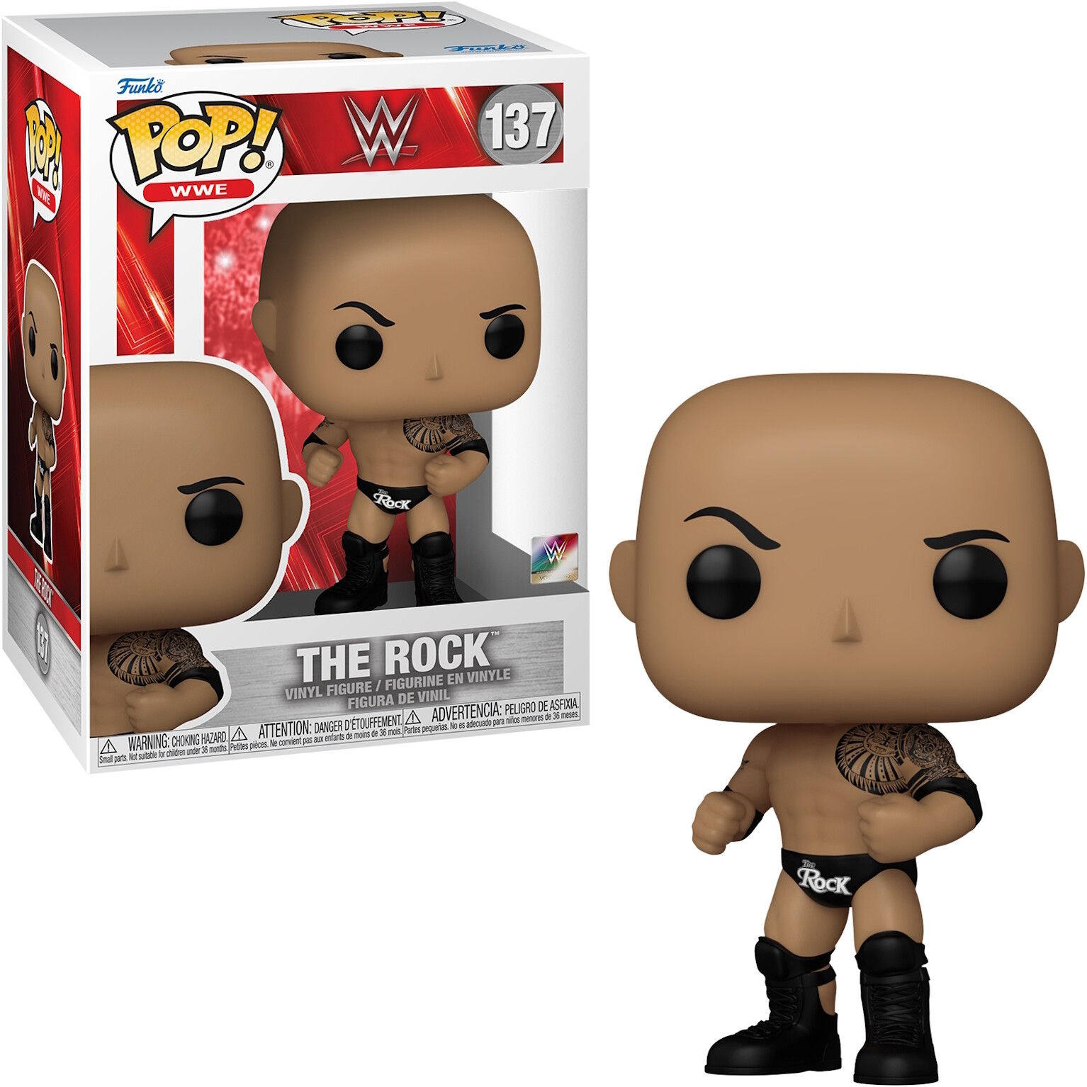 Thumbnail - Wwe - The Rock 137 - Funko Pop Vinyl Figur