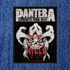 Image of PANTERA - COWBOYS FROM HELL - KILL (NEW) SEW ON PATCH OFFICIAL BAND MERCH