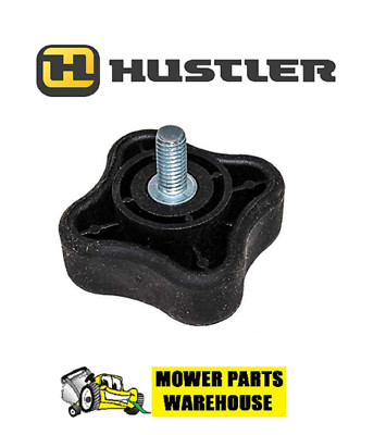 Genuine OEM Hustler792002 Belt Cover Knob X-One Super Z 5/16-18 X 3/4 Big Dog