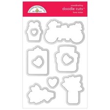 Doodlebug Doodle Cuts Dies - Love Notes S-8, NEW