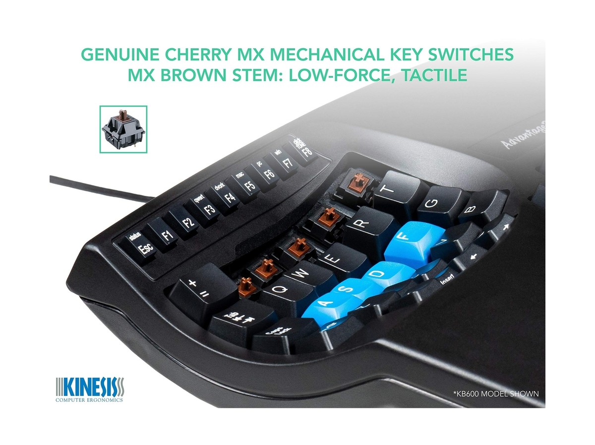 Kinesis Advantage2 (KB600) Wired Keyboard for sale online | eBay