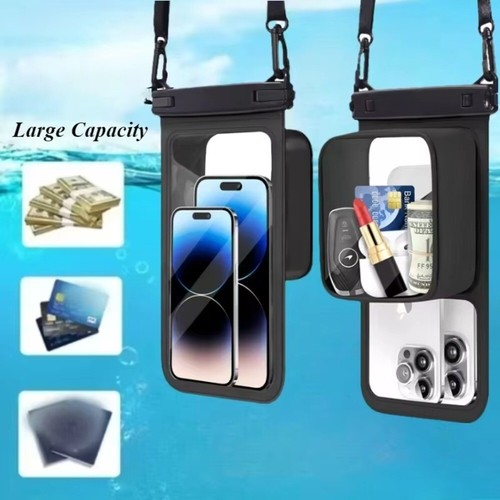 Large Capacity Waterproof Phone Case Transparent Phone Sealed Bag - Picture 12 of 13