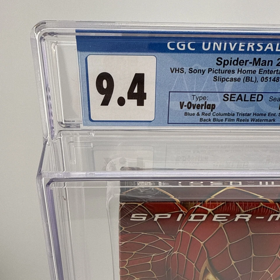 Sony Marvel Spider-Man 2 (2004) VHS: New Sealed Watermark Graded CGC 9.4 - Image 3 of 4