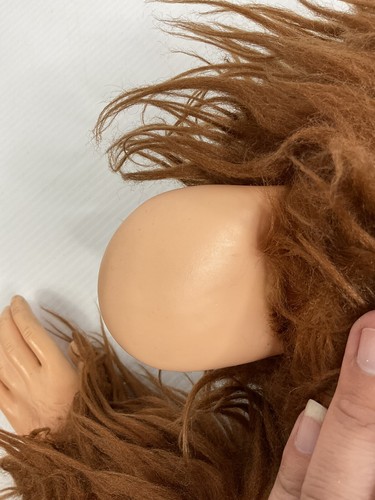 Vintage Gummi Gesicht Affe Schimpanse Plüschtier 22 Zoll braune Haare * SIEHE BILDER - Bild 13 von 22