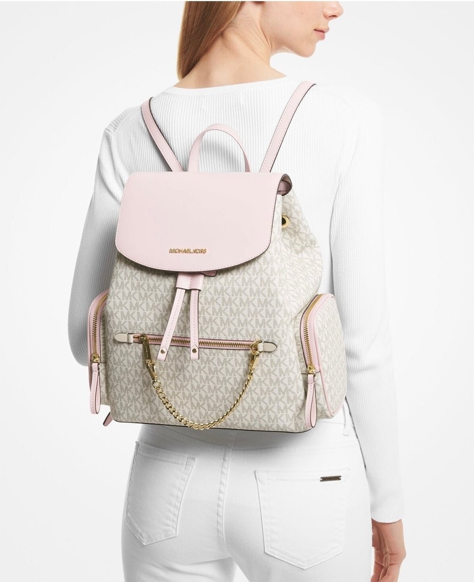 Michael Kors Backpack Jet Set MK Logo Large Chain Backpack  display picture 3