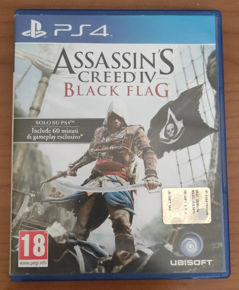 ASSASSIN'S CREED IV BLACK FLAG PS4 VIDEOGIOCO ITALIANO, foto 2 di 4