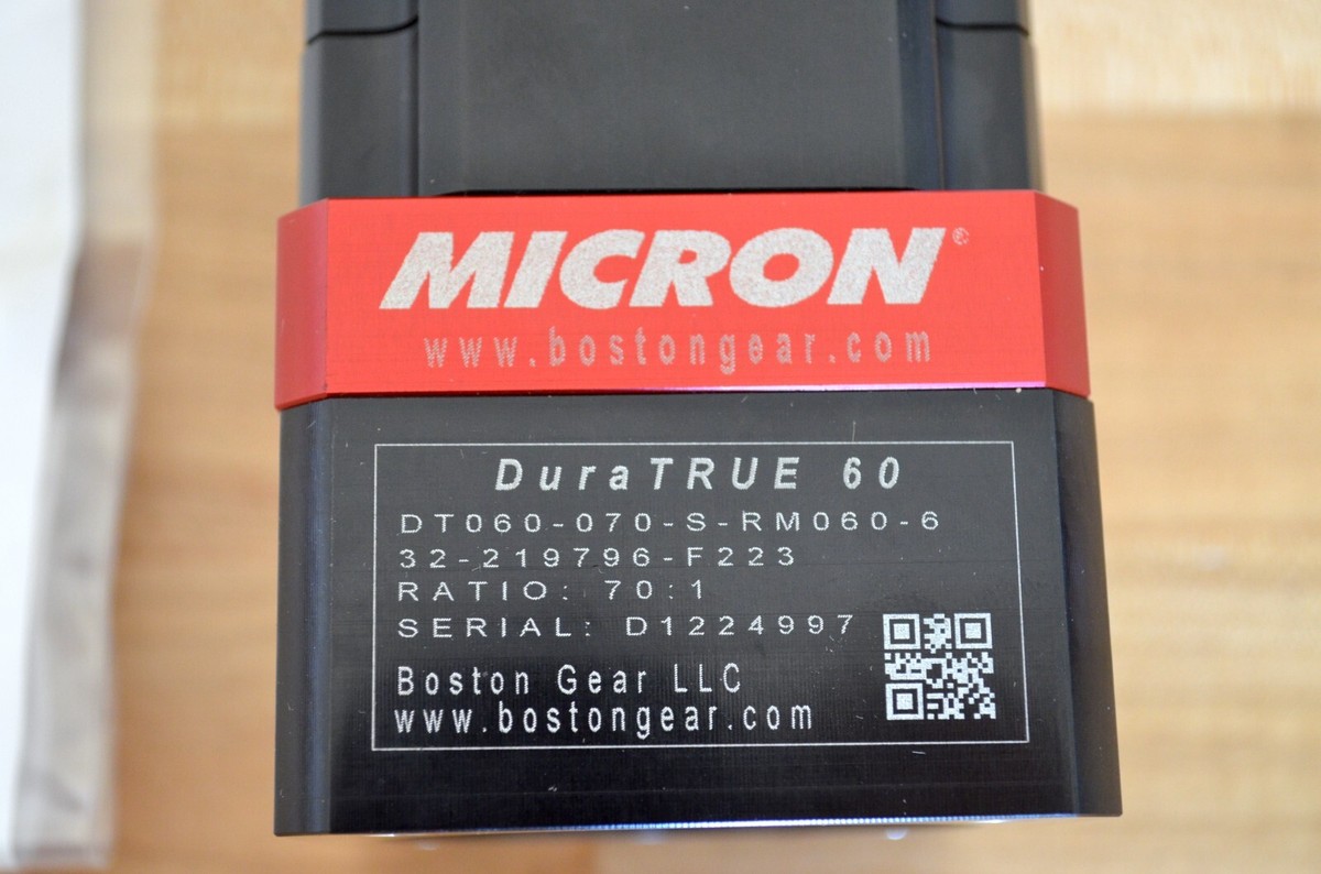 Riduttore Planetario Boston Gear DuraTRUE 60 DT060-070, Rapporto 70:1, Modello DT060-070-S-RM060-6