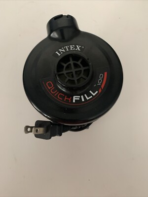 Intex - Quick Fill 100 Electric Air Pump Black