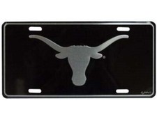 Texas Longhorns Elite Car Truck Tag License Plate Black Sign University Hookem Texas Longhorns Elite Car Truck Tag License Plate Black Sign University Hookem