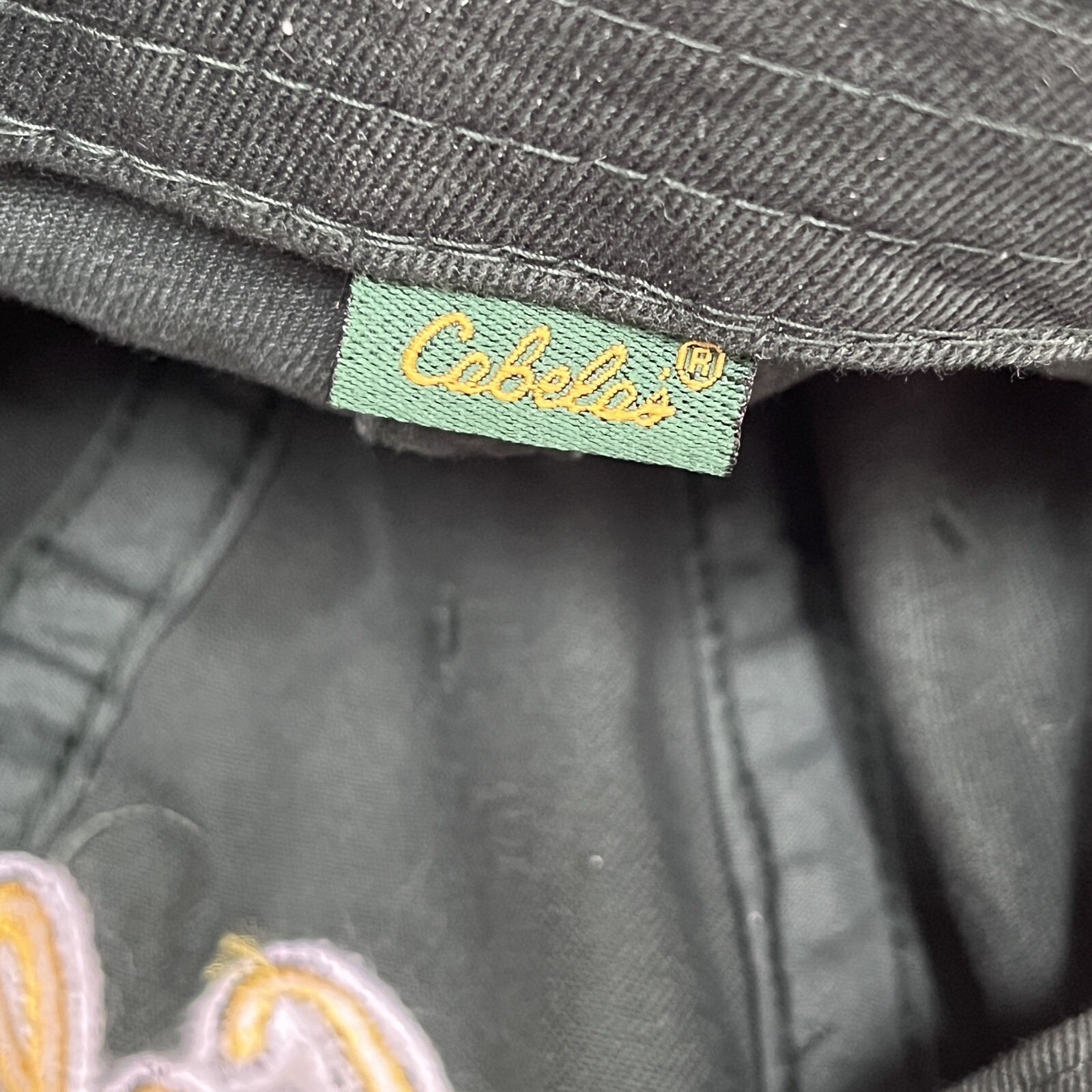 Cabela's Logo Hat Cap Strap Back Solid Green Adju… - image 7