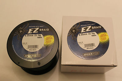 SPIDERWIRE EZ-BRAID 1800m-035mm-23,1 kg-MOSS  GREEN