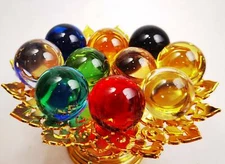 Big 10 Gems Leklai Kaew Naga Power Charms Crystal Thai wealth Amulet Wealth 4 CM