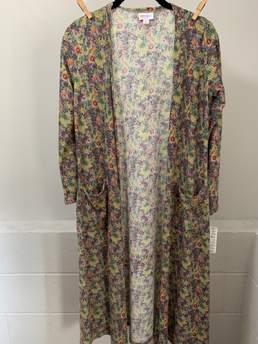 NWT Lularoe Sarah Cardigan XS Gray With 