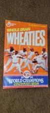 1990 World Series Champion Cincinnati Reds Wheaties box (full)