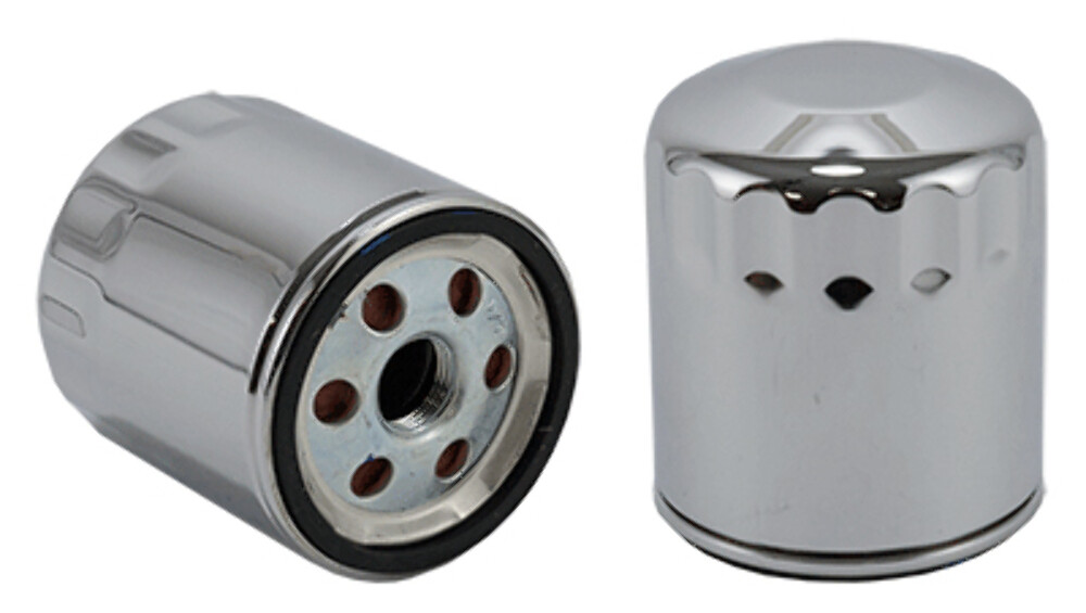 Drag Specialties Spin On Oil Filter for '99-25 Harley Davidson Repl. OEM # 63798-99 - Chrome