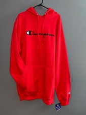 Men's Red Champion XLT Hooded Sweatshirt