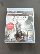 Assassin's Creed III 3 2009PS3 GAME COMPLETE with MANUAL K44