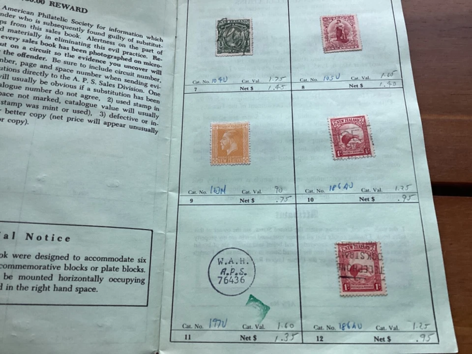 ICOLLECTZONE BOX LOTS & COLLECTIONS- New Zeal APS Sales Book 1985 CV (A000-9) - Image 3 of 4