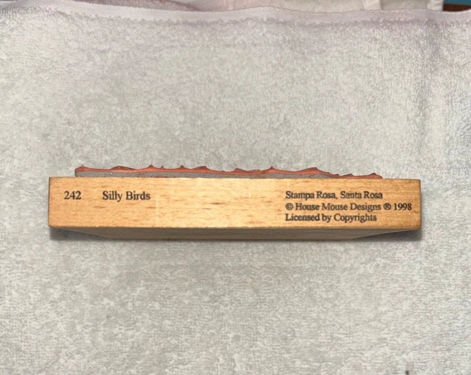 Stampa Rosa ~ 242 Silly Birds ~ House Mouse ~ I2 - Image 4 of 4