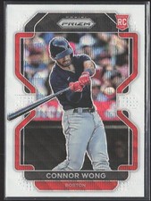 2022 Panini Prizm #248 Connor Wong White Wave Prizm Rookie Boston Red Sox